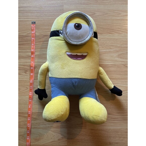 Build A Bear BAB Minion Plush Doll 15" Dispicable Me Stuart - Picture 1 of 6